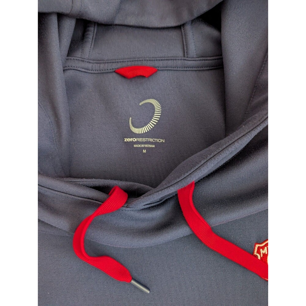 Zero Restriction Mens TKO  Hoodie Pullover L1140 Navy Red Golf Medium Medinah - Picture 6 of 10